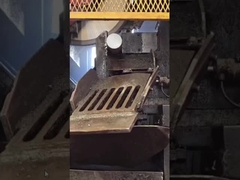 Vídeo de teste de corte de aço em equipamento Amada